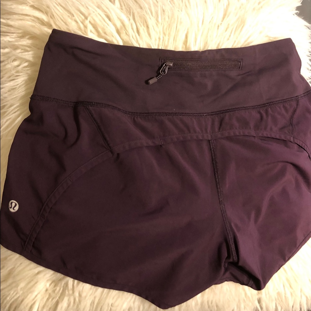 Lululemon running shorts.